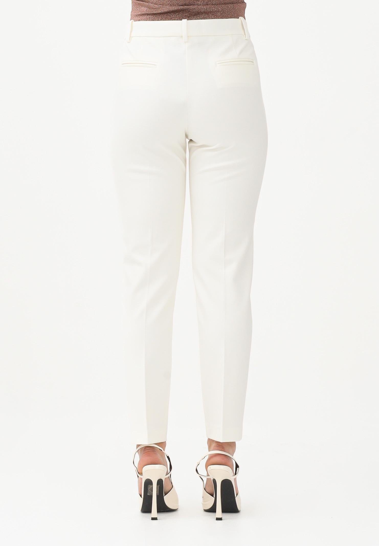 PINKO Pantalone panna da donna a sigaretta 100155A24D Z05 PINKO 