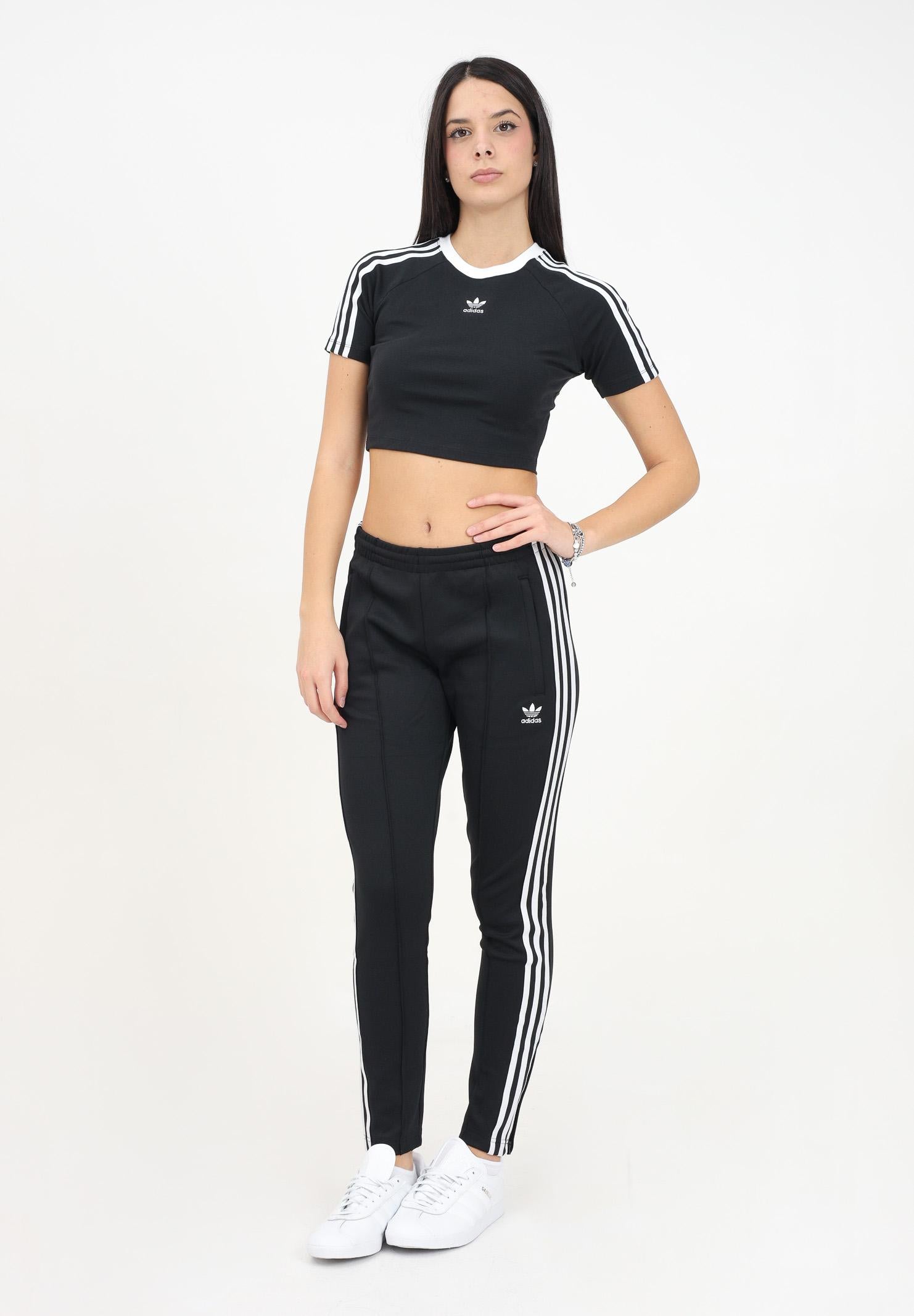 ADIDAS ORIGINALS Pantalone sportivo Adicolor SST nero da donna IK6600 . ADIDAS ORIGINALS 