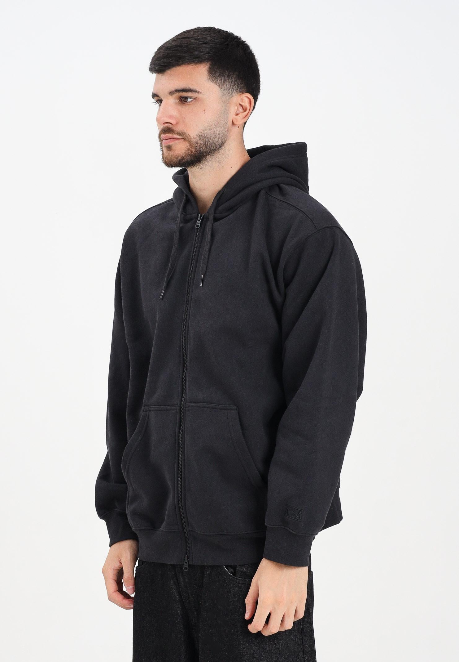 VANS Felpa con zip Skate Atiba nera da uomo VN000Q77BLK1  VANS 