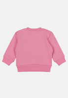 DSQUARED2 Felpa girocollo rosa da neonato con stampa logo DQ2860D0094 DQ321 DSQUARED2 