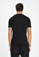 ARMANI EXCHANGE T-shirt a manica corta nera da uomo con patch logo XM001456AF10358 UC001 ARMANI EXCHANGE 