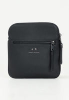 ARMANI EXCHANGE Borsello nero da uomo in ecopelle con logo frontale 952391CC830 00020 ARMANI EXCHANGE 