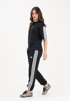 ADIDAS PERFORMANCE Pantalone sportivo Essentials 3-Stripes French Terry Cuffed nero da donna JD5302 . ADIDAS PERFORMANCE 