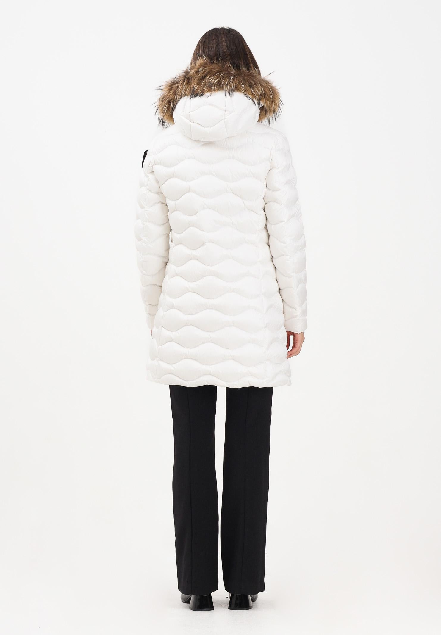 BLAUER Piumino lungo LYNEL bianco da donna 25WBLDK03527-006047 100BI BLAUER 