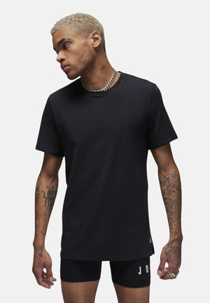T-shirt da uomo nera Flight base JM0625 023 JORDAN 