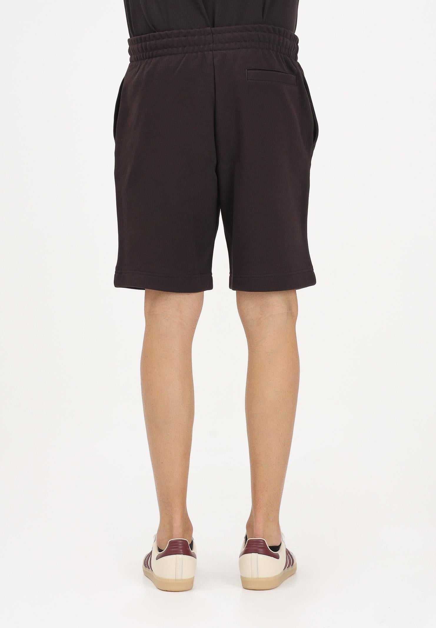 LACOSTE Shorts sportivo marrone per uomo e donna con logo GH9860 3LA LACOSTE 