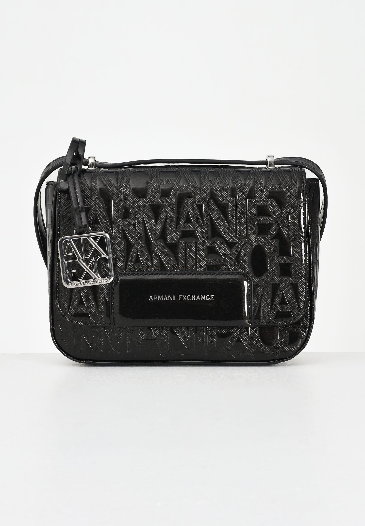 ARMANI EXCHANGE Borsa a tracolla nera da donna con logo XW001577AF17290 UC001 ARMANI EXCHANGE 