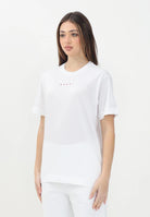 MARNI T-shirt a manica corta bianca per donna, ragazzi e bambini con stampa logo M01413M00RF 0M100 MARNI 
