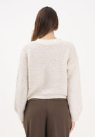 JDY Cardigan beige da donna in maglia bouclé 15337012 Birch JDY 