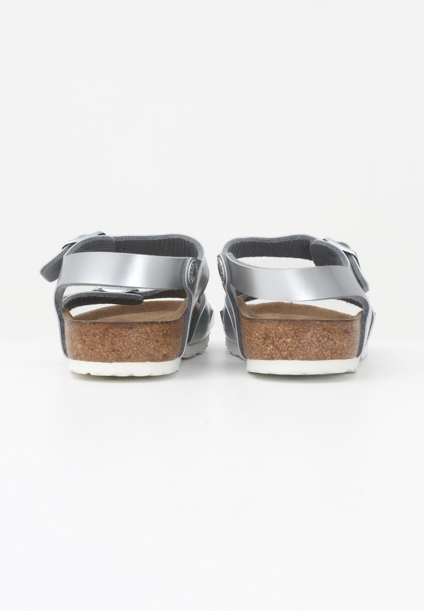 BIRKENSTOCK Sandalo Rio Kids argento da neonato 1012518 . BIRKENSTOCK 