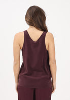 PINKO Top a canotta bordeaux da donna 104670A2T7 RR7 PINKO 