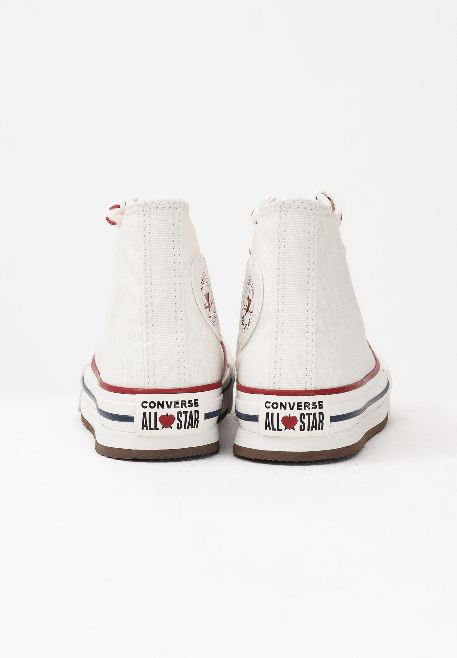 CONVERSE Sneakers Chuck Taylor All Star Lift Platform Valentine's Day panna da bambina A19063C . CONVERSE 