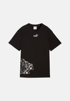 PUMA T-shirt a manica corta Graphic nera per bambino e bambina 692610 01 PUMA 