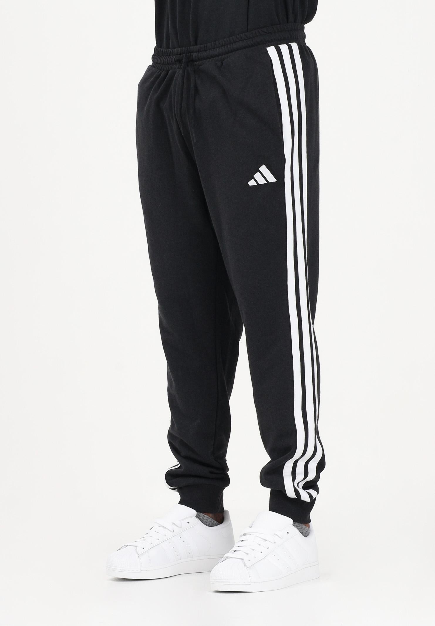 ADIDAS PERFORMANCE Pantalone sportivo Essential 3-Stripes French Terry nero da uomo JD1881 . ADIDAS PERFORMANCE 