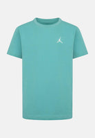 JORDAN T-shirt a manica corta verde acqua per bambino e bambina con ricamo Jumpman 95D266 B5P JORDAN 