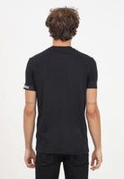 DSQUARED2 T-shirt a manica corta nera da uomo con manica logata D9M3S6210 001 DSQUARED2 