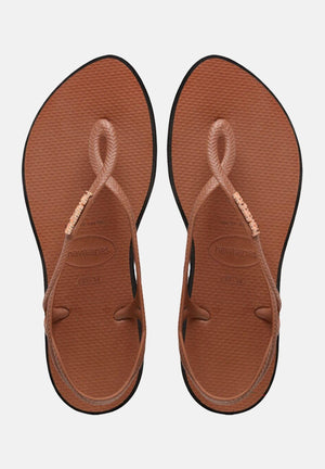 HAVAIANAS Infradito Havaianas Luna Point Rust Black marroni da donna 4149921 1696 HAVAIANAS 
