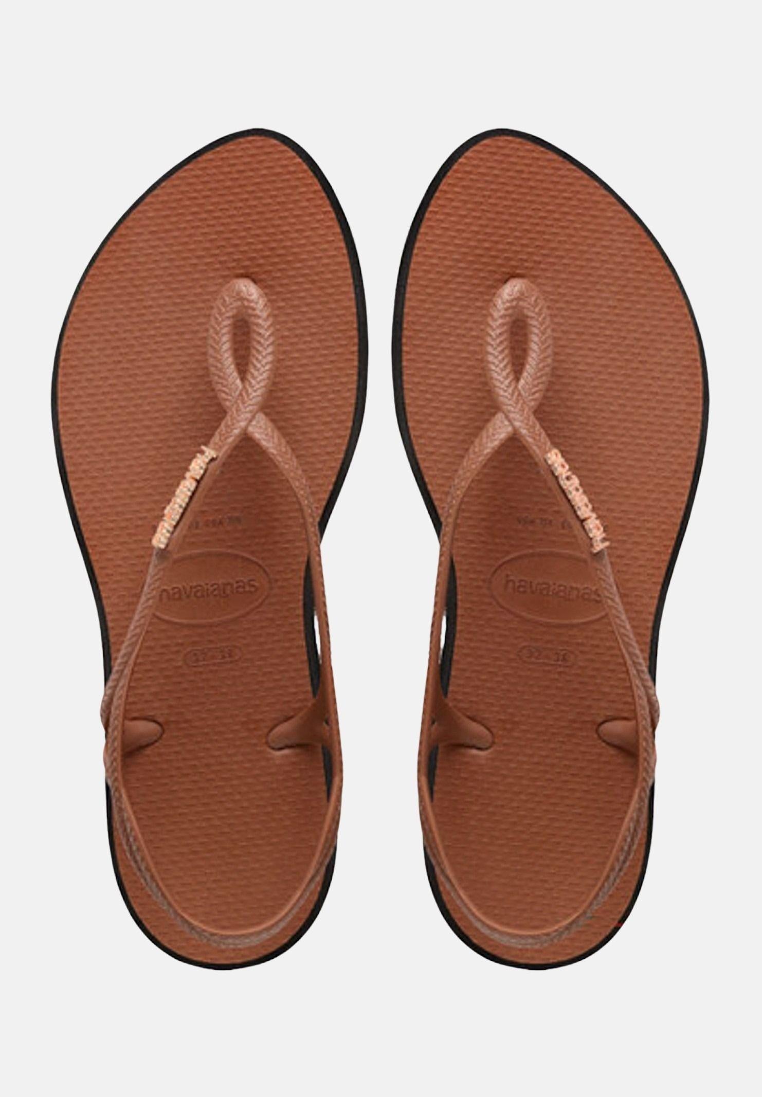 HAVAIANAS Infradito Havaianas Luna Point Rust Black marroni da donna 4149921 1696 HAVAIANAS 