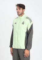 ADIDAS PERFORMANCE Felpa con zip Real Madrid Tiro 25 verde da uomo JP4056  ADIDAS PERFORMANCE 