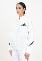 ADIDAS ORIGINALS Felpa con zip Adidas Z.N.E. bianca da donna JE7849  ADIDAS PERFORMANCE 