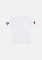 JORDAN T-shirt a manica corta Dynasty Patch bianca per bambino e bambina 95F385 001 JORDAN 
