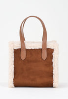 MARC ELLIS Borsa a mano Buby Suede S in morbido suede cuoio da donna BUBY-SUEDE-S DACU MARC ELLIS 