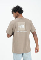 THE NORTH FACE T-shirt a manica corta NSE Reflective Box beige da uomo NF0A87NPE1Q1  THE NORTH FACE 