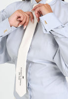 ELISABETTA FRANCHI Camicia a manica lunga celeste da donna con cravatta CA09156E2 EF5 ELISABETTA FRANCHI 