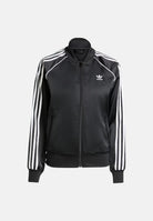 ADIDAS ORIGINALS Felpa con zip SST Adicolor Satin nera da donna JZ6733 . ADIDAS ORIGINALS 