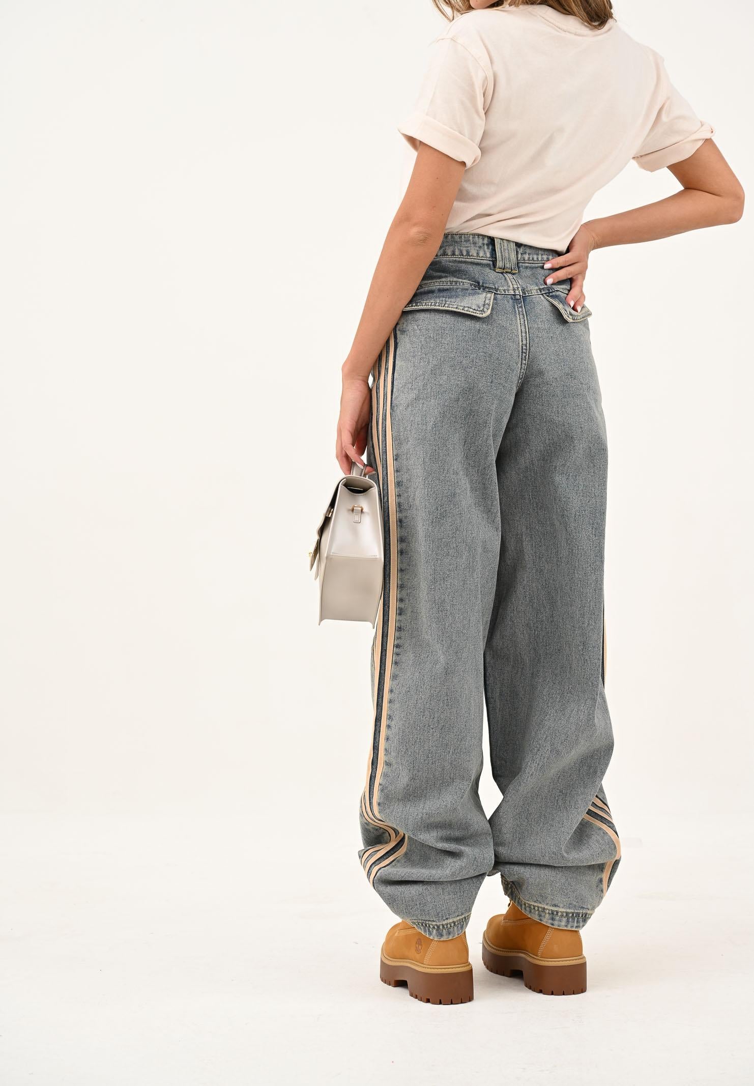 ADIDAS ORIGINALS Jeans Premium Essentials in denim vintage da donna JY2868  ADIDAS ORIGINALS 