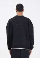 GCDS Felpa girocollo nera per uomo e donna con logo impresso B2EM1503JD1 99 GCDS 