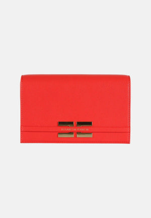 ELISABETTA FRANCHI Pochette rossa da donna con logo BS40A61E2 H85 ELISABETTA FRANCHI 