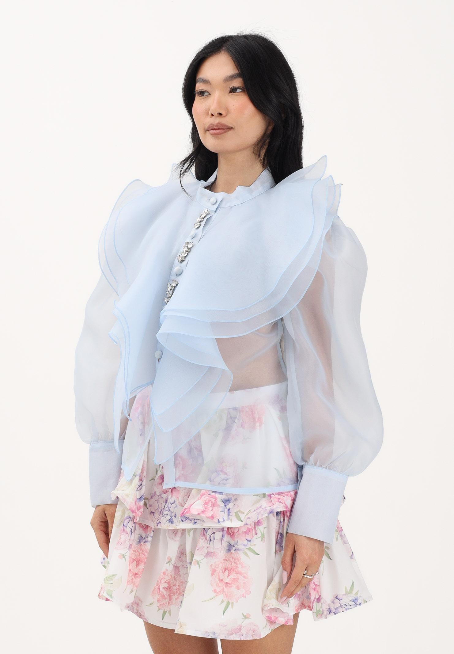 ODI ODI Camicia a manica lunga celeste da donna OLMEDO250S6 G0 ODI ODI 