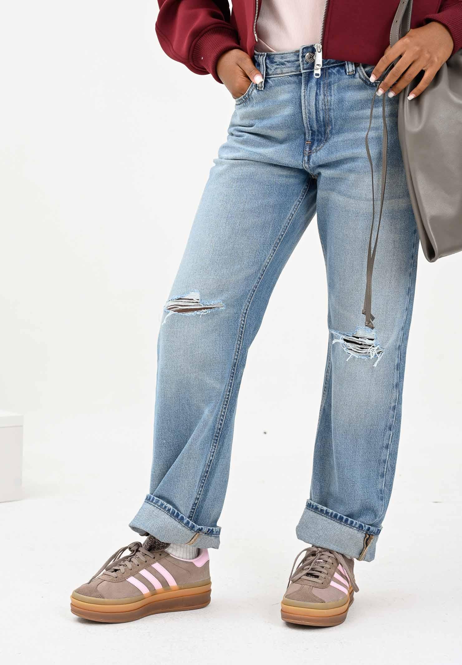 CALVIN KLEIN JEANS Jeans 90's Straightin in denim chiero da donna LV047B918GUQY  CALVIN KLEIN JEANS 