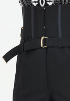 PINKO Pantalone elegante nero da donna con dettaglio bustier 105654A2QV Z99 PINKO 