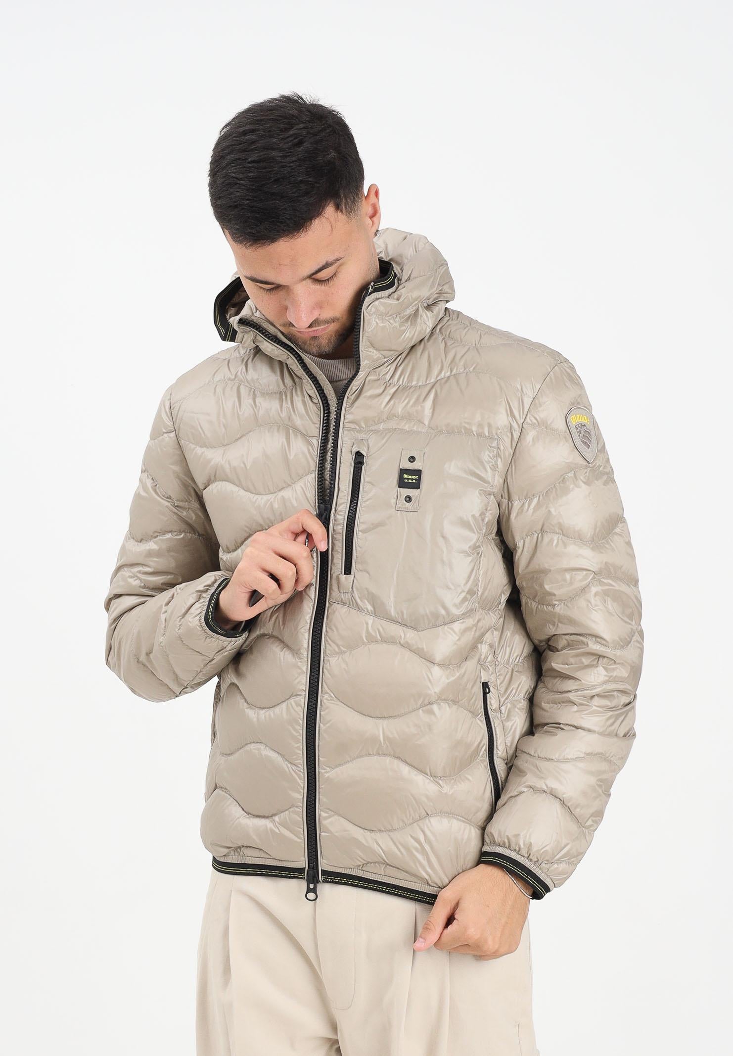 BLAUER Piumino WAVE beige da uomo 25WBLUC03074-006355 301 BLAUER 