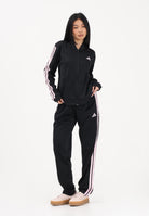 ADIDAS PERFORMANCE Tuta Essentials nera e rosa da donna KQ7578 . ADIDAS PERFORMANCE 