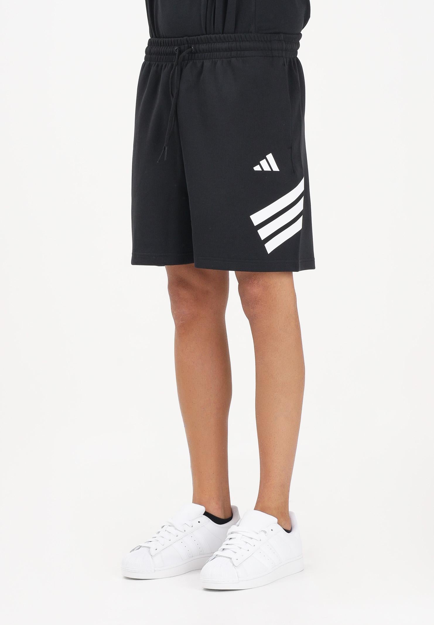 ADIDAS PERFORMANCE Shorts sportivo Future Icons 3-Stripes nero da uomo JD4884 . ADIDAS PERFORMANCE 