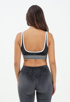 ADIDAS ORIGINALS Top sportivo Winterized in velluto grigio da donna JW7282  ADIDAS ORIGINALS 