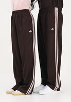ADIDAS ORIGINALS Pantalone sportivo Baggy marrone e rosa per uomo e donna KE3495 . ADIDAS ORIGINALS 