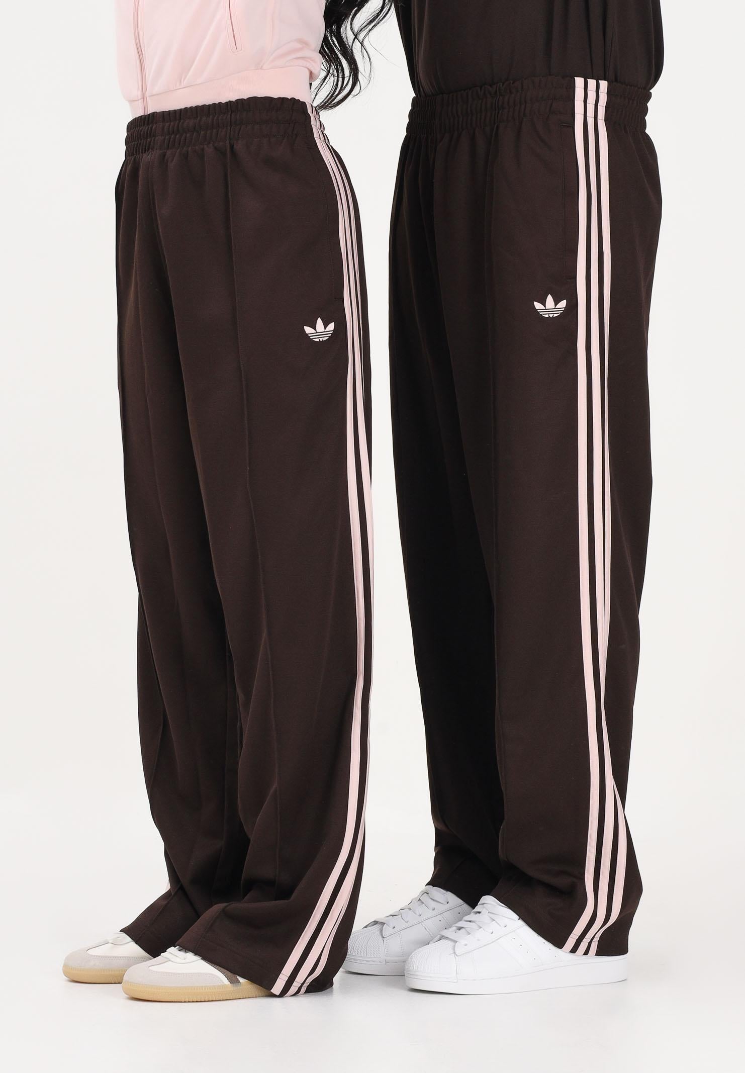 ADIDAS ORIGINALS Pantalone sportivo Baggy marrone e rosa per uomo e donna KE3495 . ADIDAS ORIGINALS 