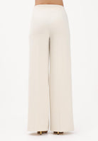 VICOLO Pantalone elegante burro da donna dal taglio palazzo TAB0259 ABU04 VICOLO 