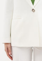 VICOLO Giacca bianca da donna dal taglio sartoriale TAB0246 A02 VICOLO 