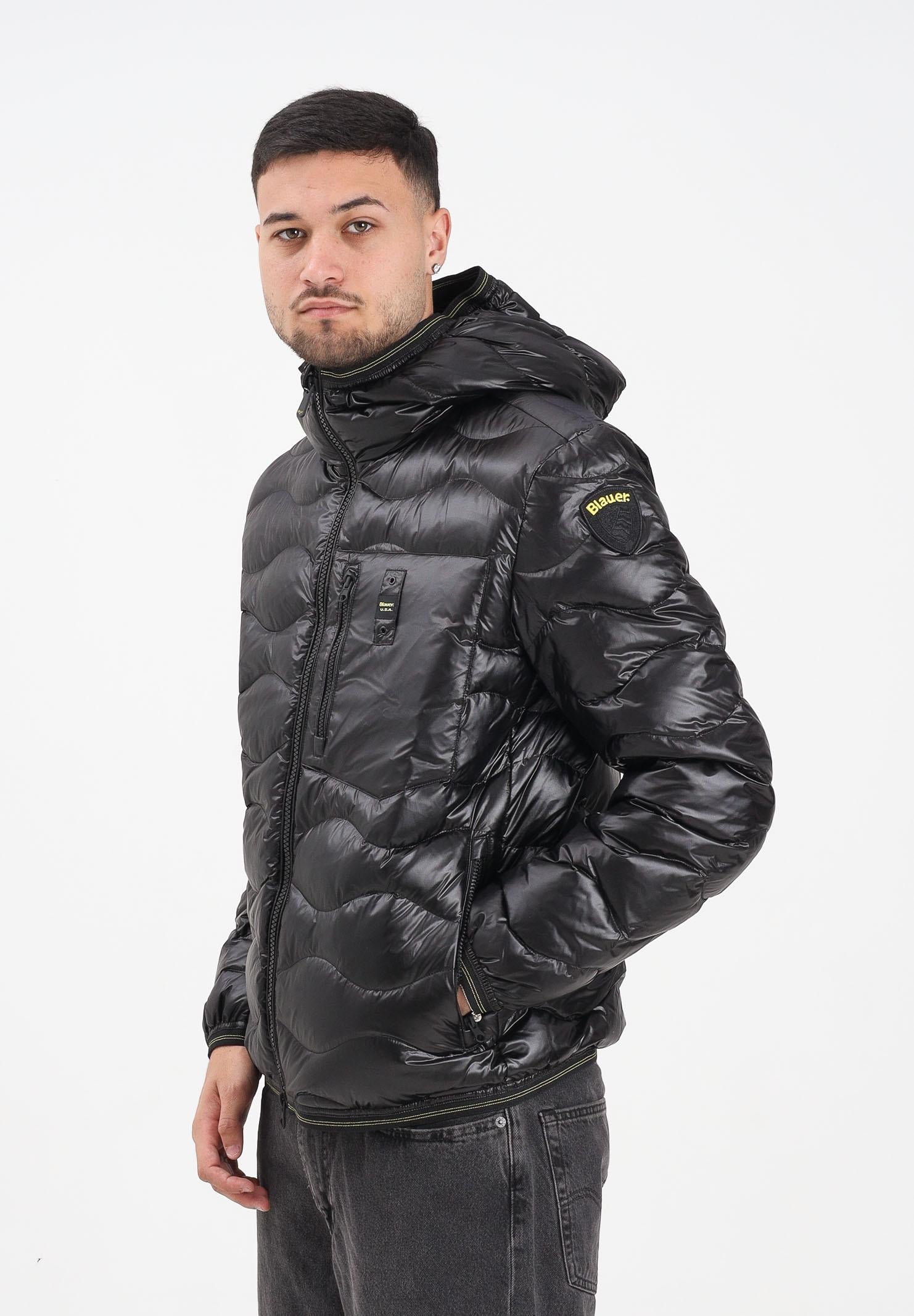 BLAUER Piumino Wave nero da uomo 25WBLUC03074-A06355 999 BLAUER 