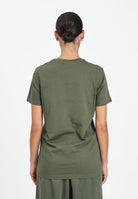 DIESEL T-shirt a manica corta verde militare per donna, ragazzi e bambini con logo J025010GRAI K513 DIESEL 