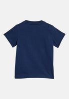 ADIDAS ORIGINALS T-shirt a manica corta blu da neonato con logo Trefoil JX9003 . ADIDAS ORIGINALS 