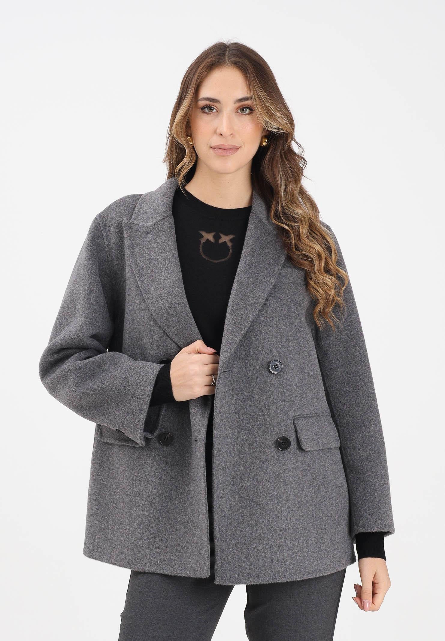 VICOLO Cappotto corto grigio da donna TF0068 A193 VICOLO 