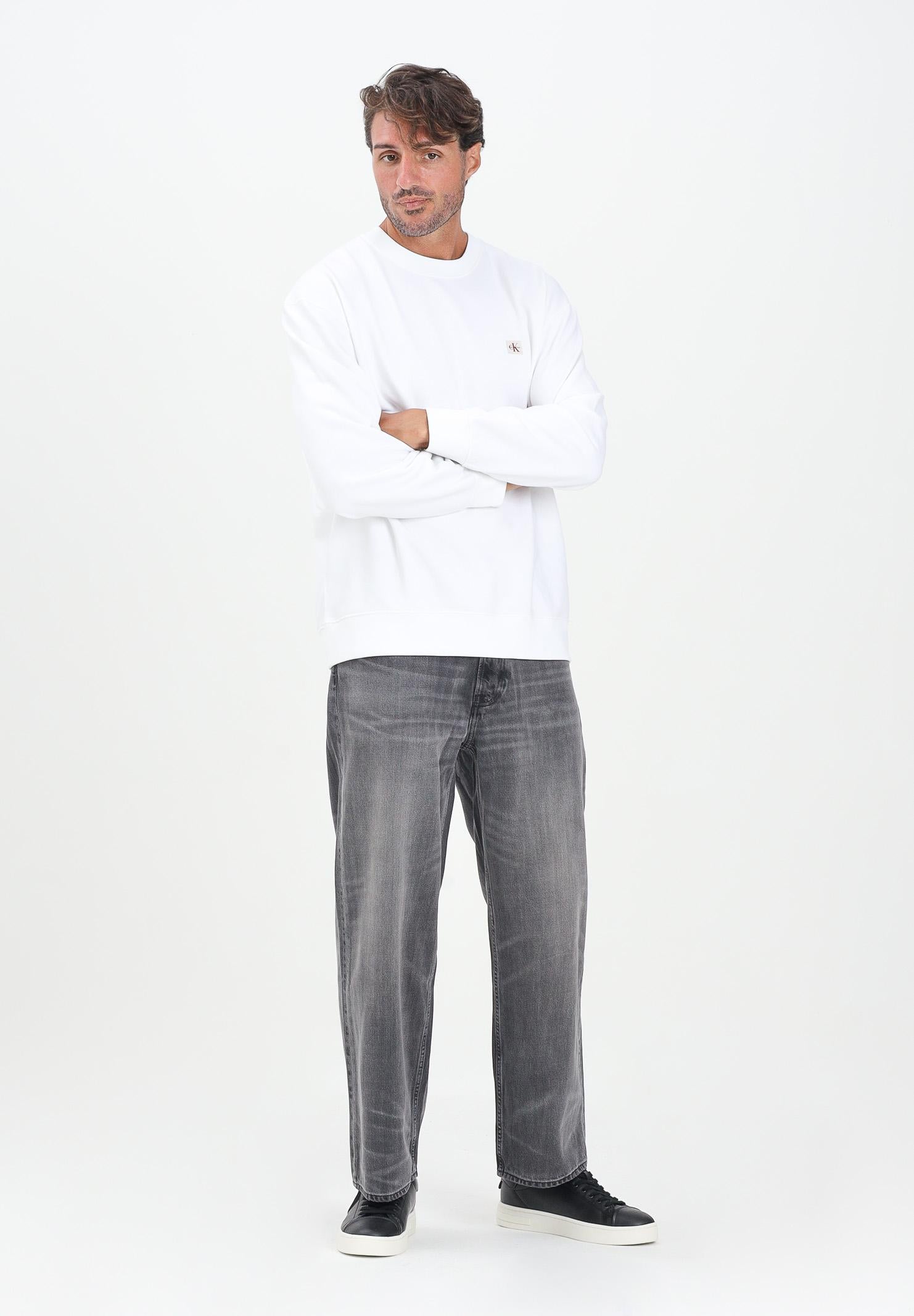 CALVIN KLEIN JEANS Jeans Baggy in denim nero da uomo LV04RC736GX7W  CALVIN KLEIN JEANS 