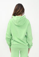 BARROW Felpa con cappuccio verde per donna, ragazzi e bambini con ricamo logo S5BKJUHS037 081 BARROW 