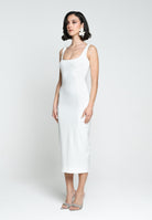 SANTAS Abito midi COTTON CANDY bianco da donna PV25011 BIANCO SANTAS 